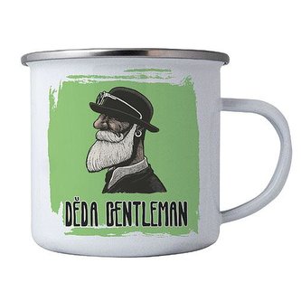 Bohemia Gifts Plechový smaltový hrnek pro dědečka