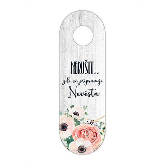 Bohemia Gifts Závěs na kliku pro nevěstu