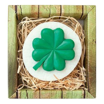 Bohemia Gifts Ručně vyráběné tvarované mýdlo 75 g - čtyřlístek