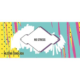 Bohemia Gifts Dárková mléčná čokoláda 100 g - no stress