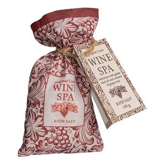 Bohemia Gifts Wine Spa koupelová sůl 150 g v sáčku - vinná réva