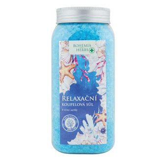 Bohemia Gifts Bylinná sůl do koupele 900 g - moře