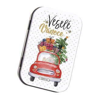 Bohemia Gifts Toaletní mýdlo 80 g v plechové krabičce – Veselé Vánoce