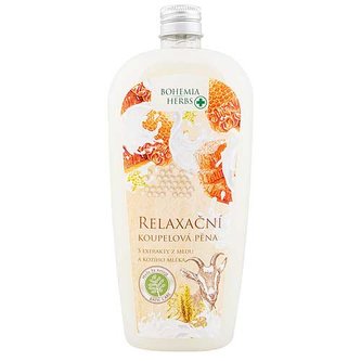 Bohemia Gifts Pěna do koupele 500 ml - med a kozí mléko