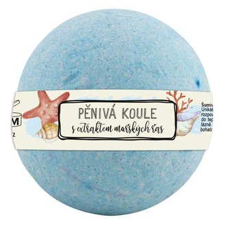 Bohemia Gifts Šumivá pěnivá koule do koupele 100 g - moře