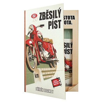 Bohemia Gifts Sada kniha pro motorkáře – gel 200 ml a šampon 200 ml