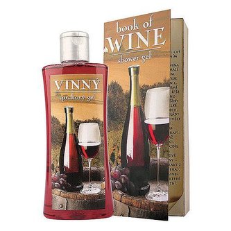 Bohemia Gifts Dárkový vinný sprchový gel 250 ml - book of wine