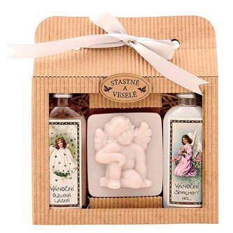 Bohemia Gifts Vánoční sada - sprchový gel 100ml, mýdlo 80g a lázeň 100ml