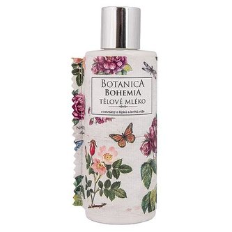 Bohemia Gifts Botanica Bohemia tělové mléko 200 ml - šípky a růže