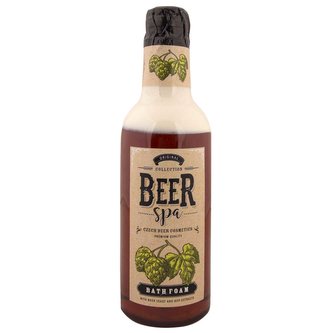 Bohemia Gifts Beer Spa pivní koupelová pěna 500 ml - tmavá