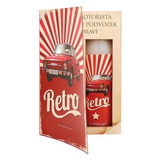 Bohemia Gifts Sada retro kniha pro muže – gel 200 ml a lázeň 200 ml