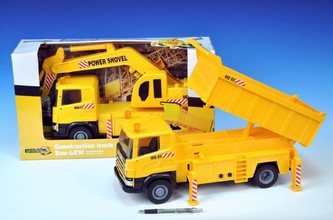 Auto stavební plast 43cm na baterie se zvukem se světlem, 2 druhy (1ks v krabici)