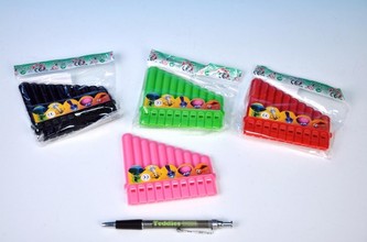 Panova Flétna Píšťala mini plast 10cm; 4 druhy; v sáčku - 1 kus