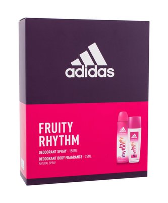 Adidas Fruity Rhythm For Women deodorant ve skle 75 ml + deospray 150 ml