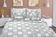 Povlečení krepové SET - světle šedý patchwork - SET