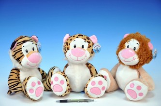 Zvířátko plyš 26cm asst 3 druhy od 0 měsíců