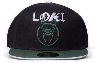 Čepice - snapback kšiltovka Marvel: Loki logo (nastavitelná)