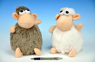 Ovečka plyš 26cm asst 2 barvy v sáčku od 0 měsíců