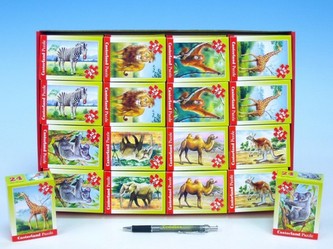 A-02405-Z Minipuzzle Zvířátka safari 24 dílků