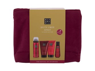 Rituals The Ritual Of Ayurveda šampon 70 ml + sprchová pěna 50 ml + tělový krém 70 ml + suchý olej 50 ml + kosmetická taštička