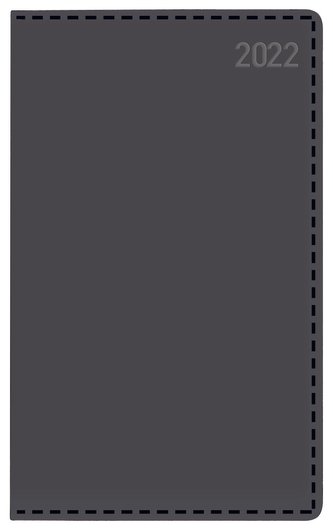 Buchkalender Daily Timer Compact Tizio schwarz 2022