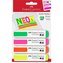 Markery do tkanin 4 kolory neonowe FABER CASTELL