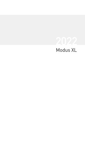 Taschenkalender Modus XL Flexi Tizio Einlage 2022