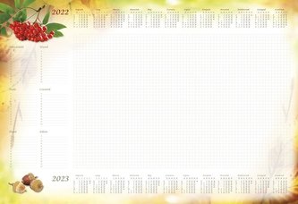 Planer 2022 B3 z listwą Jarzębina T-2-B3-6
