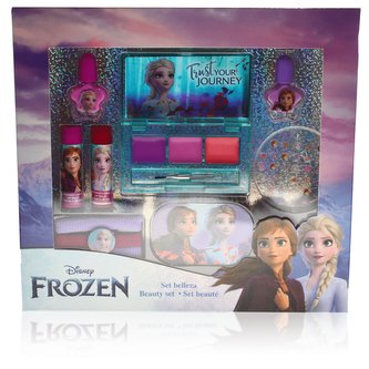Frozen set s laky na nehty, nálepkami, lesky, gumičky