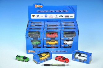 Auto kov 1:64 7,6cm na volný chod ruzne druhy