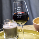 HOUSEDECOR Sklenice na víno- Nalij tátovi