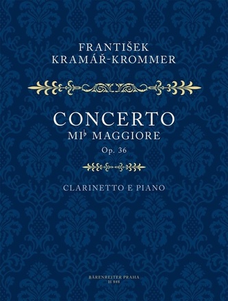 Koncert Es dur pro klarinet a orchestr op. 36