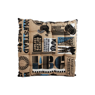 Podsedák prošívaný 40*40 cm, garden