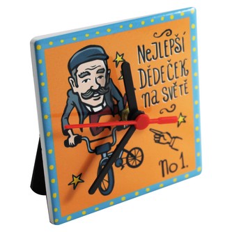 Home Elements porcelánové hodiny Nejlepší dědeček