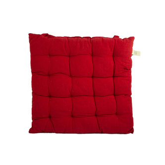Podsedák prošívaný 40*40 cm, červený