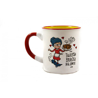 Hrnek ker. - najlepšia babička, 320 ml