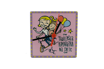 Hodiny ker. 11 cm, najlepšia kamarátka