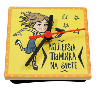 Hodiny ker. 11 cm, najlepšia maminka