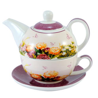 Čajová souprava pro jednoho, Květiny