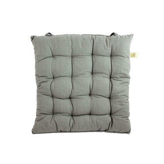 Podsedák prošívaný 40*40 cm,  šedivý