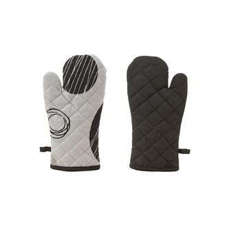 Kuchyňská chňapka 18*32 cm, Kruhy