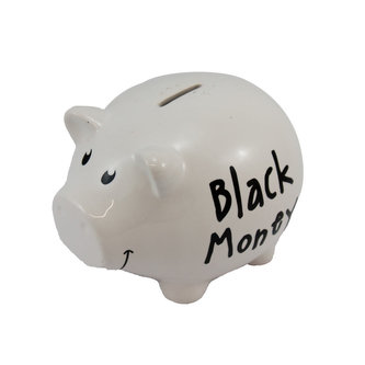 Velká kasička na peníze 'Black Money'