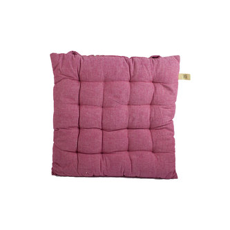 Podsedák prošívaný 40*40 cm, růžový