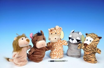 Maňásek zvířátko plyš 22cm, 9 druhů od 0 měsíců - 1 kus
