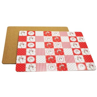 Home Elements MDF prostírání Elegant red 30x40 cm