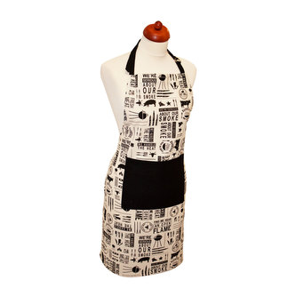 Kuchyňská zástěra, 60 x 80 cm, grilování