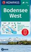 KOMPASS Wanderkarte Bodensee West 1:50 000