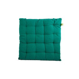 Podsedák prošívaný 40*40 cm, tmavě zelený