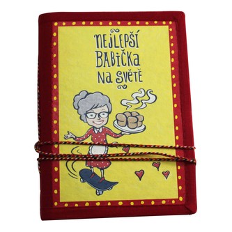 Home Elements Zápisník Nejlepší babička 17 x 12 cm