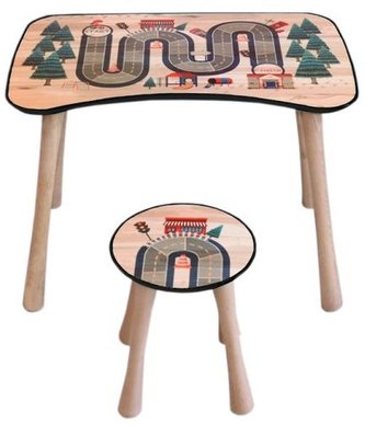 Dětský stolek se stoličkou, 3- 5 let, dráha